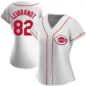 Brandon Leibrandt Cincinnati Reds Women's Replica Home Jersey - White