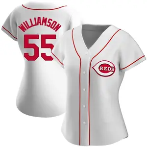 Brandon Williamson Cincinnati Reds Women's Authentic Home Jersey - White