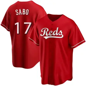 Chris Sabo Cincinnati Reds Replica Alternate Jersey - Red