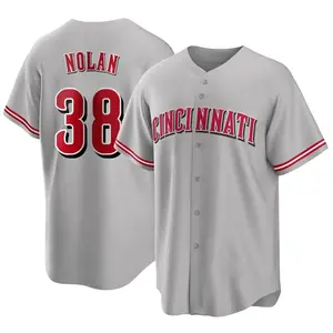 Gary Nolan Cincinnati Reds Replica Road Jersey - Gray