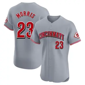 Hal Morris Cincinnati Reds Elite Road Jersey - Gray