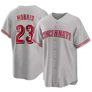 Hal Morris Cincinnati Reds Replica Road Jersey - Gray